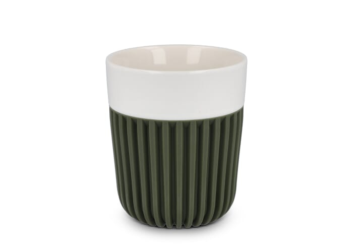 Tasse publicitaire 280 ml manchon silicone Fjord Dried Green